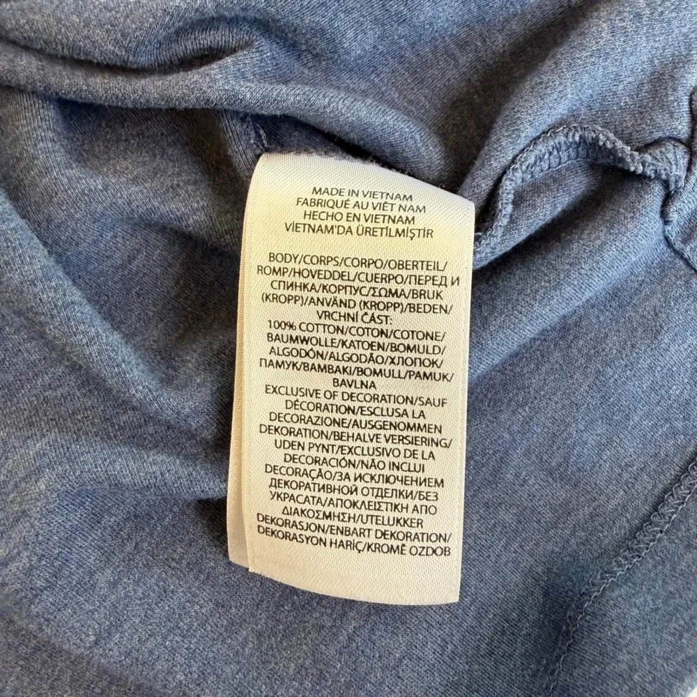 Polo Ralph Lauren‎ Long Sleeve Polo Men's 2XLT Blue Flesh-Toned Pony Logo Preppy